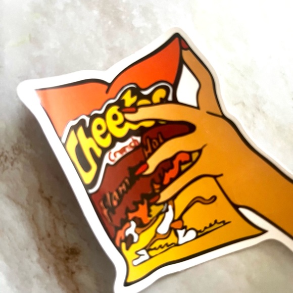 Cheetos Computer Bumper Sticker - Picture 3 of 5